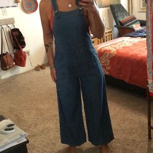 Vintage wide leg overalls
